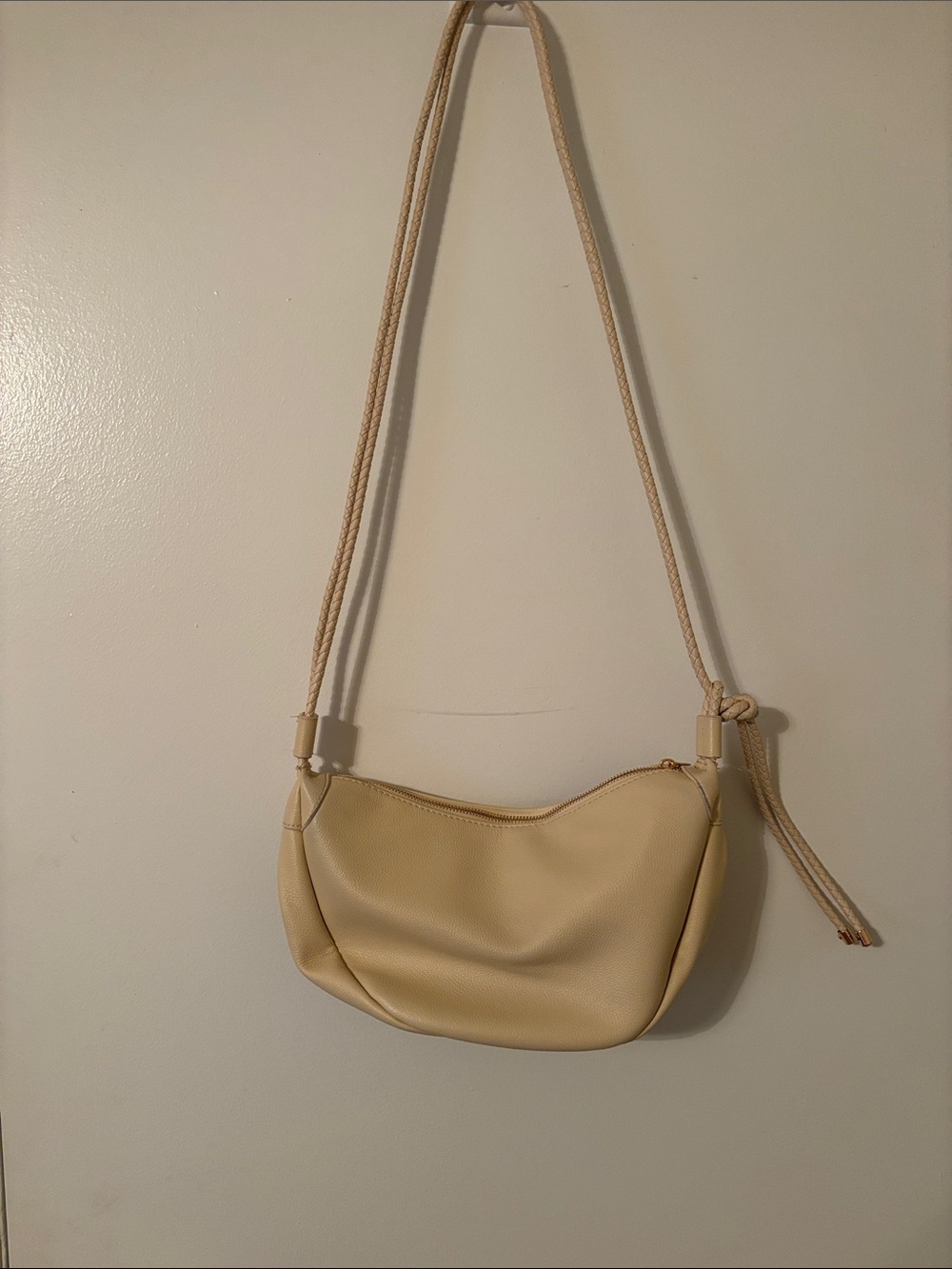 Mali & Lili Convertible Slouch Sling Vegan Leather Crossbody Bag
